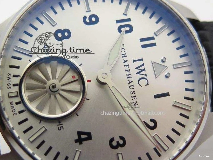 MIROTIME 0511 Big Pilot “Markus Buhler” IW5003 Turbine V6F Best Edition Silver Dial On Leather Strap A Reliable 7315